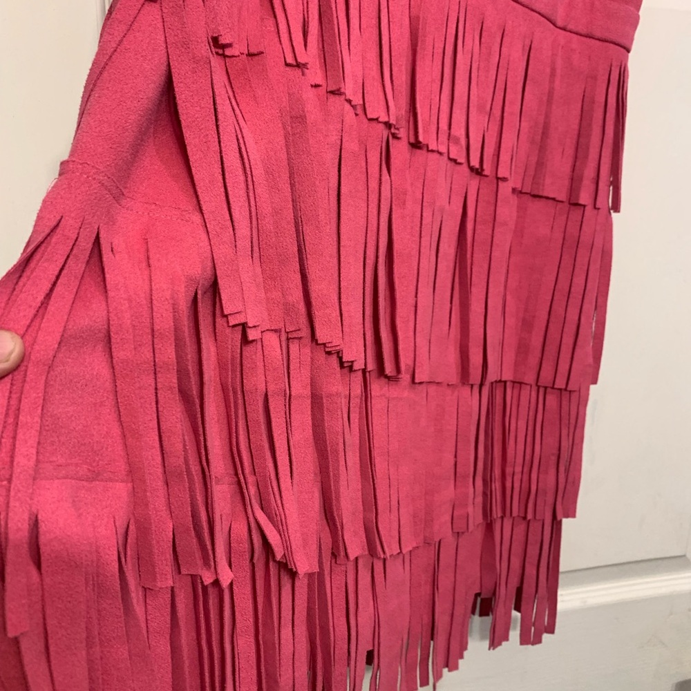 L&B Lucky & Blessed Pink Sleeveless Size Medium Western Dress. 3187 - Picture 3 of 7